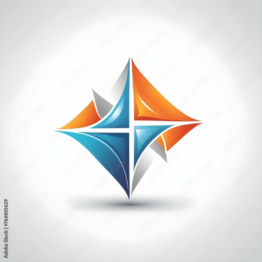 Fototapete logos design for multipurpose usage on white background