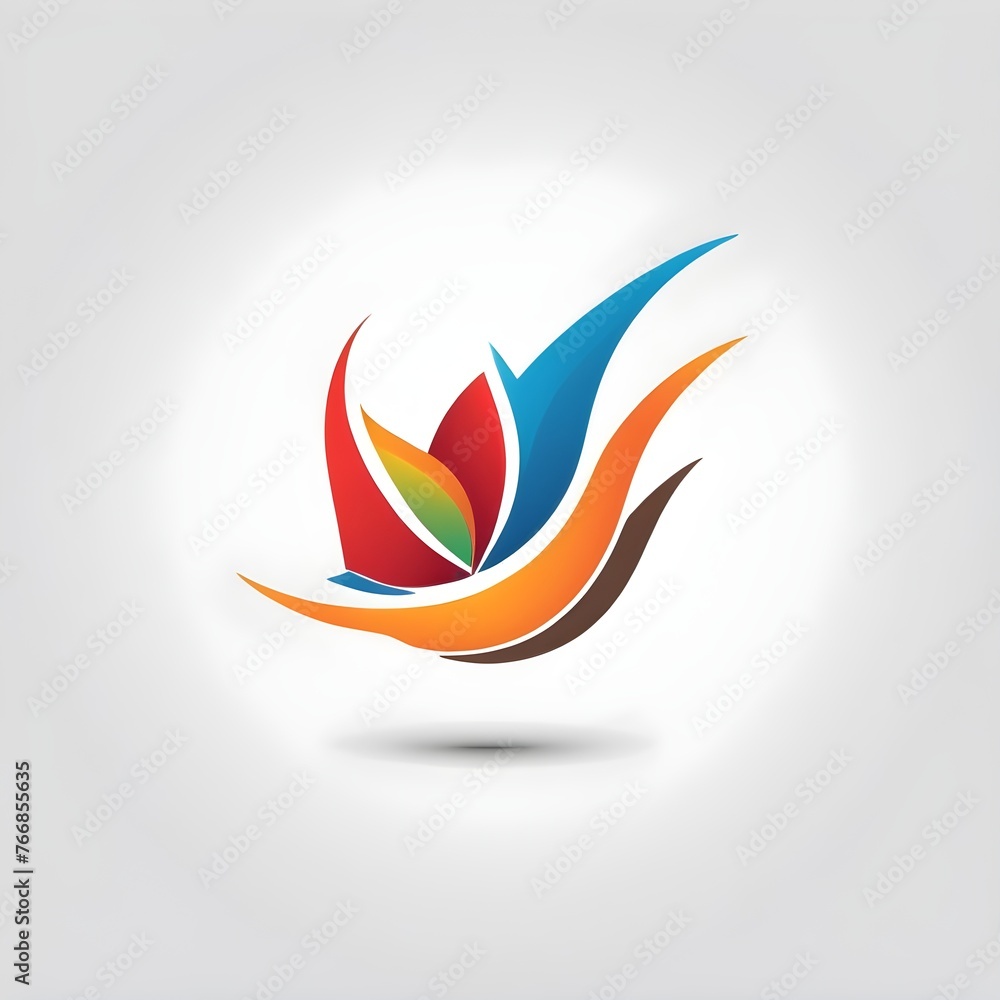 Fototapete logos design for multipurpose usage on white background