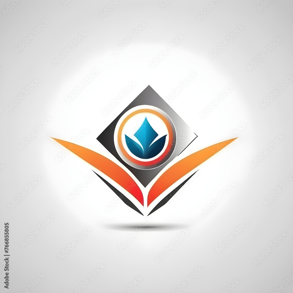 Fototapete logos design for multipurpose usage on white background