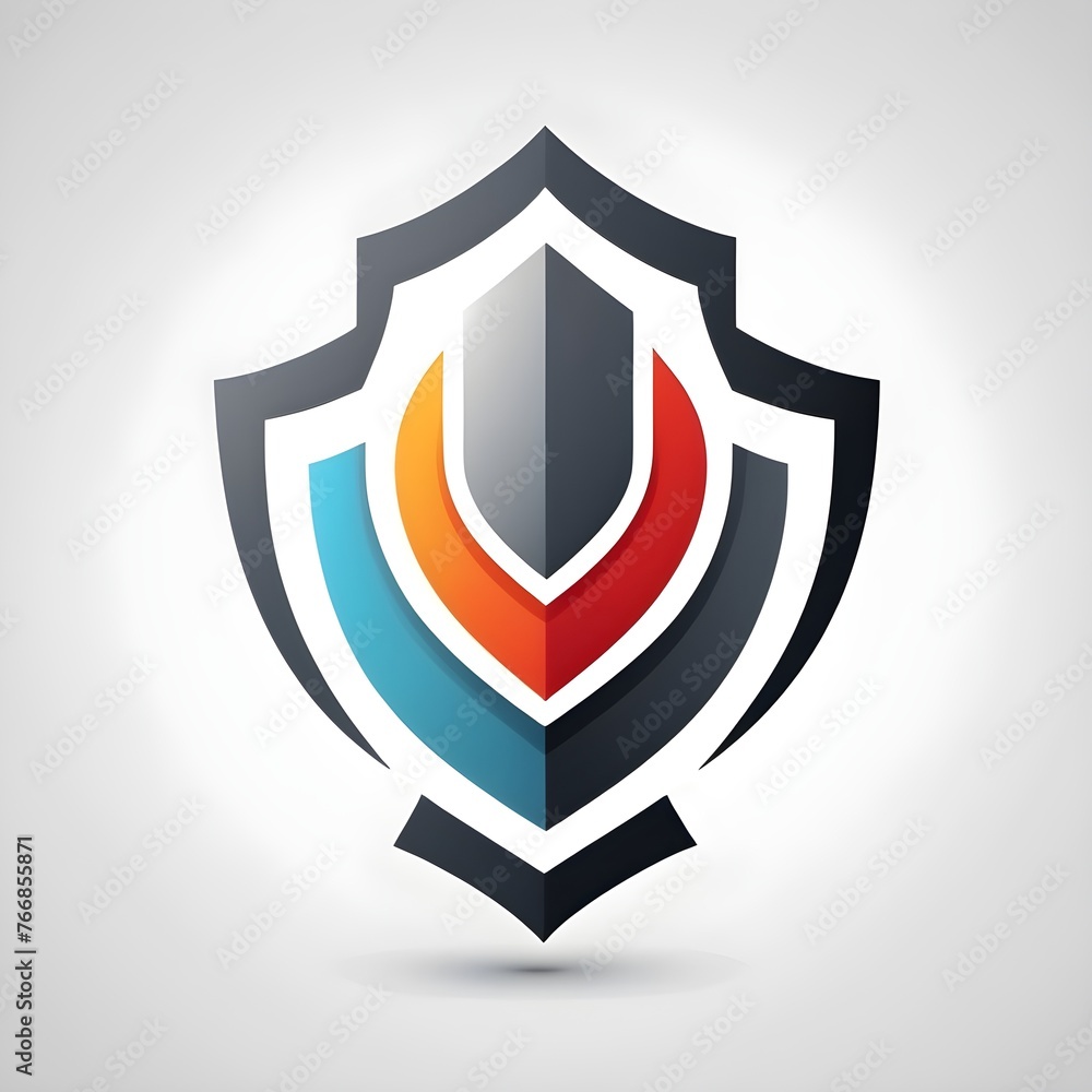 Fototapete Logos design for multipurpose usage on white background