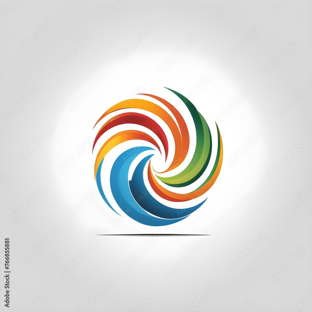 Fototapete logos design for multipurpose usage on white background