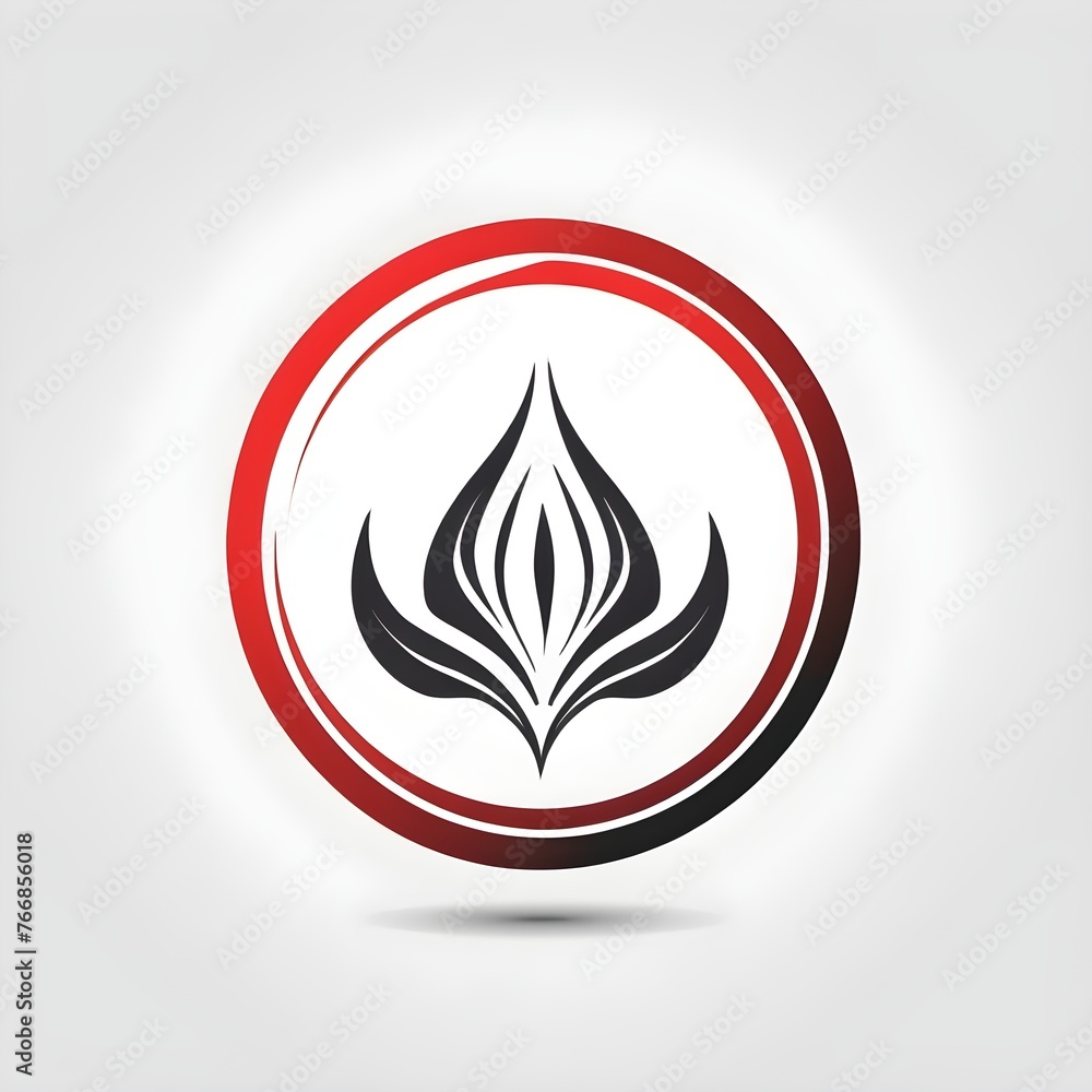 Fototapete Logos design for multipurpose usage on white background