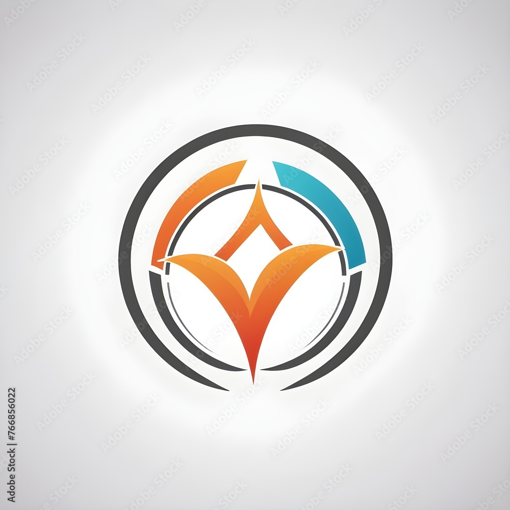 Fototapete logos design for multipurpose usage on white background