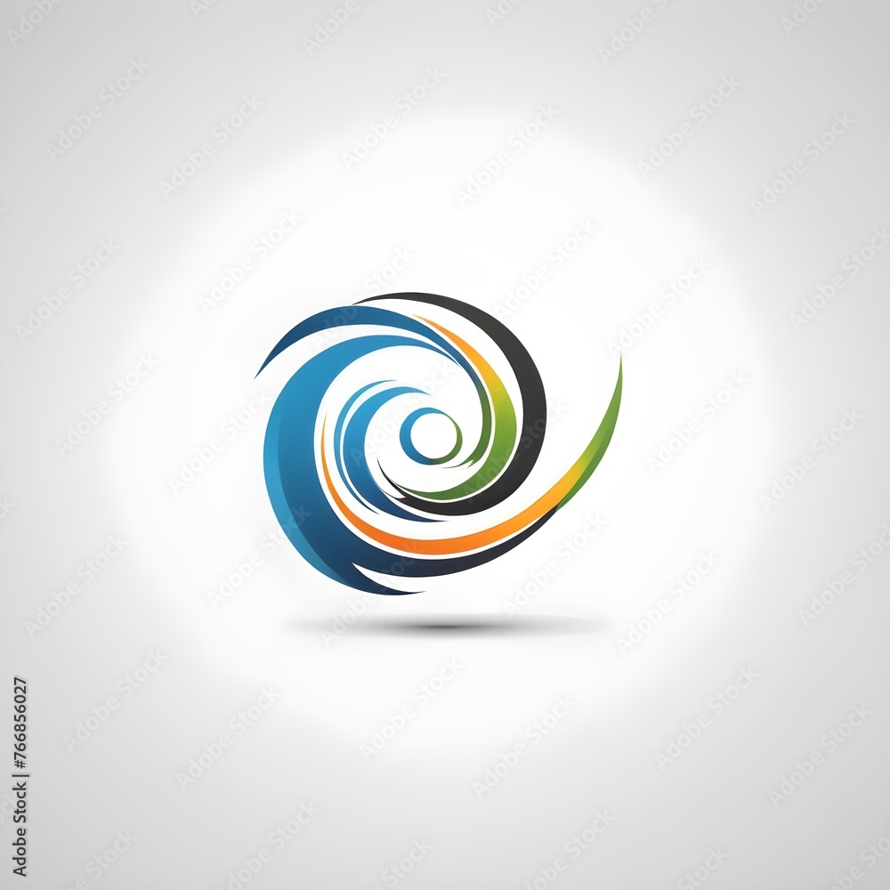 Fototapete logos design for multipurpose usage on white background