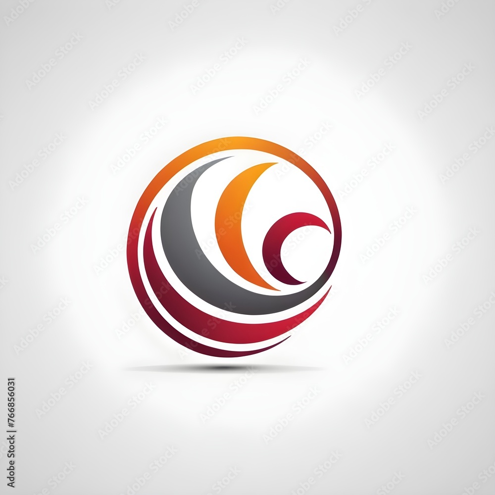Fototapete logos design for multipurpose usage on white background