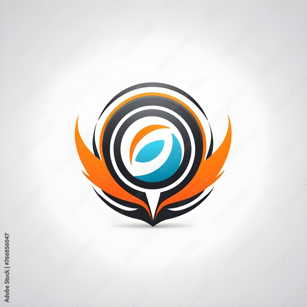 Fototapete logos design for multipurpose usage on white background