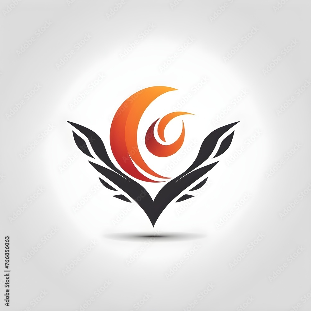 Fototapete logos design for multipurpose usage on white background