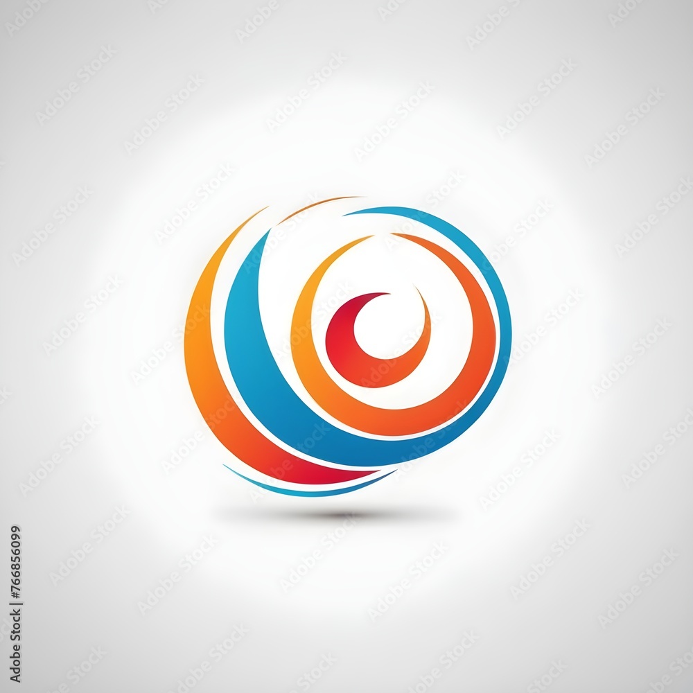Fototapete logos design for multipurpose usage on white background