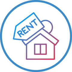 Vector Design House Rent Icon Style