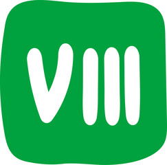 손으로 그린 숫자, 알파벳, 화살표 일러스트