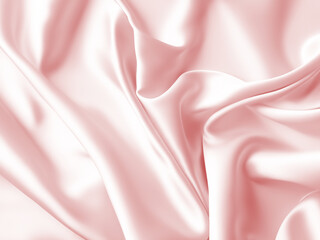Obraz premium ピンクに染められたサテンの生地、背景素材