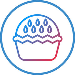 Vector Design Apple Pie Icon Style