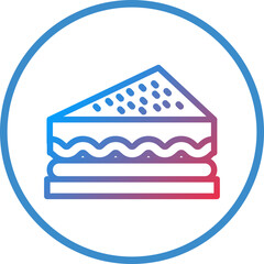 Vector Design Sandwich Icon Style
