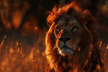Lion: Majestic Mane and Pride-Based Social Structure