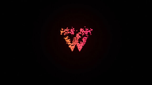 Shattered Particles Logo Reveal