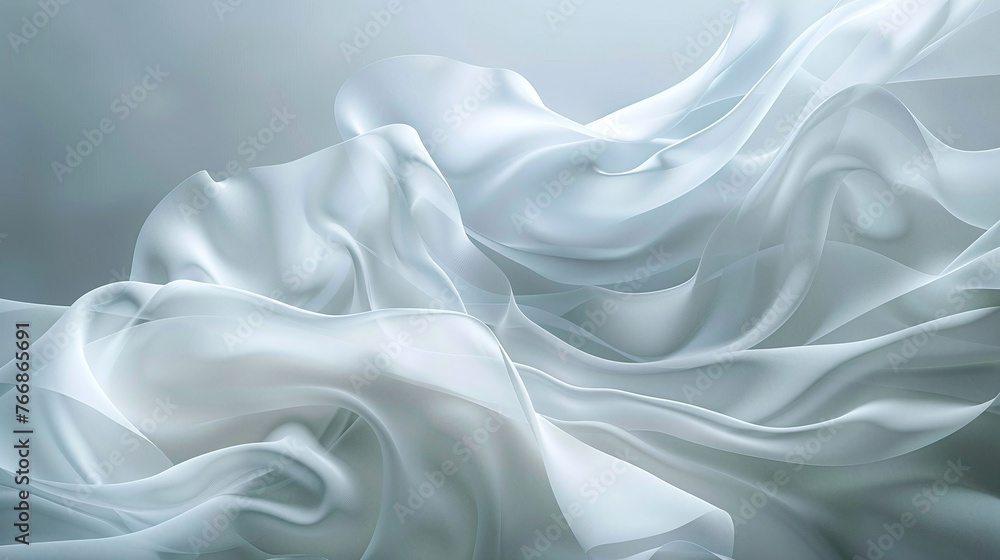 Poster elegant white wave texture on an abstract background, showcasing a seamless and fluid design with a 