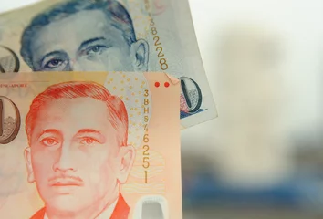 Fototapeten Singapore - Singapore dollars. © Richard