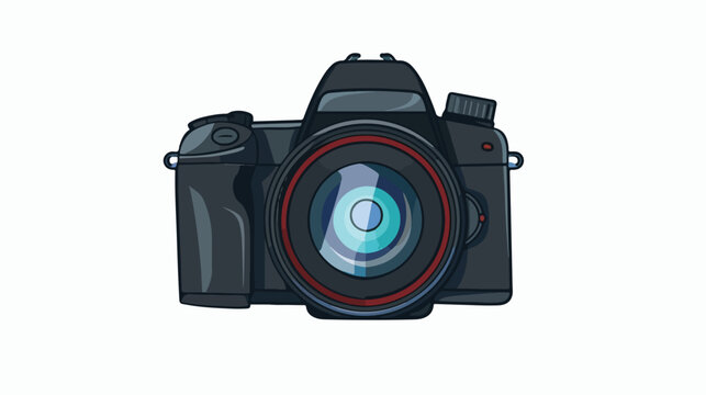 Camera photography icon symbol vector image. 