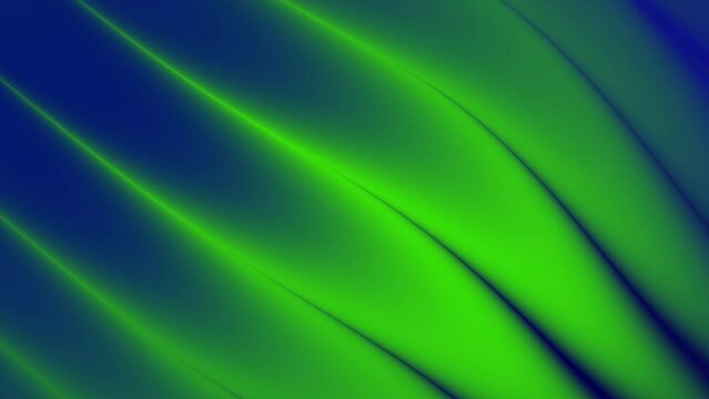 Abstract green motion background. waves seamless loop. 4k video