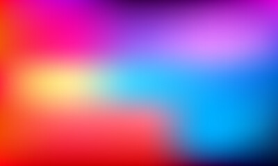 glowing blurry colorful gradient abstract background with smooth texture