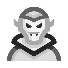 Dracula Flat Icon