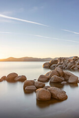 Fototapeta na wymiar stones on the beach