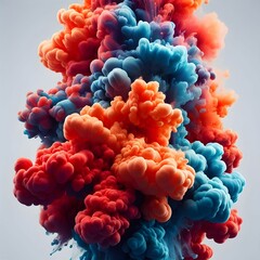 Obraz premium red and blue