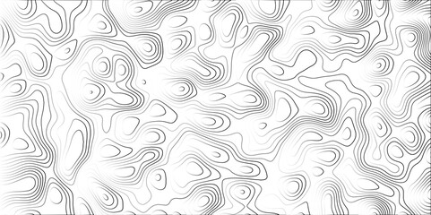  Contour map wavy background. Abstract Geographic Gradient line mountain relief. background. Geography scheme and terrain. Topography grid map. Stylized topographic contour map backdrop.