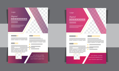 creative flyer template 