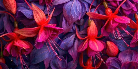 Vibrant Organic Flower Texture