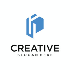 Collection of initial s monogram logo technology element design template for company