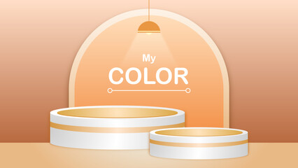 Podium abstract geometry