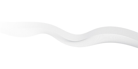 Abstract modern vector wave background. Curved gay or white and black vector illustration. Wavy lines.	