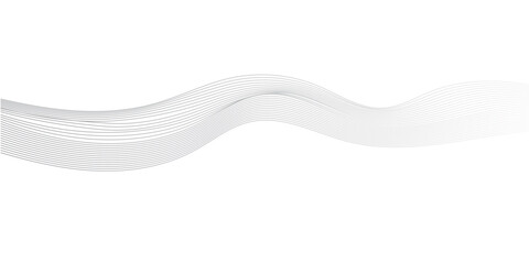 Abstract modern vector wave background. Curved gay or white and black vector illustration. Wavy lines.	