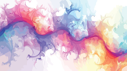 Lamas personalizadas con tu foto Fantasy chaotic colorful fractal pattern.