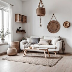  living room mid-century style