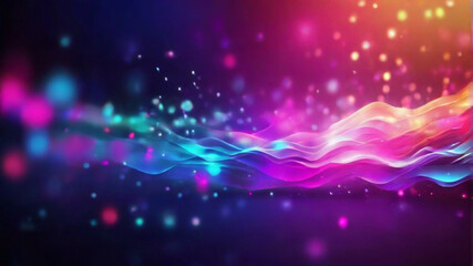 Fototapeta premium Multi colorful abstract splash background, disco party design element. 