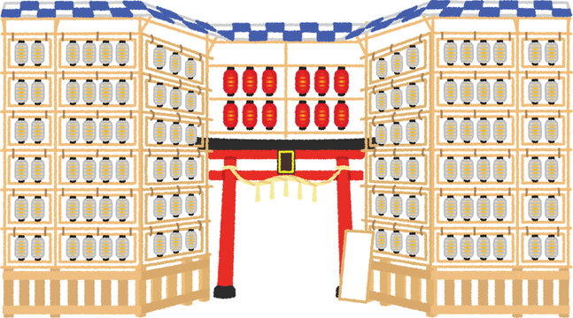 金刀比羅大鷲神社のイラスト
