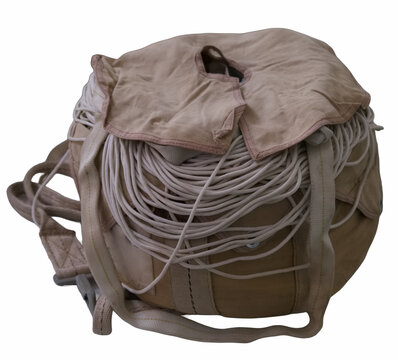 parachute, military, device, backpack, monument, old, 20th centu