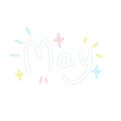 may hand draw decolative