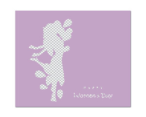 Free vector Happy Women's Day greeting background