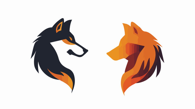 Modern and Creative logo design and Unique Wolf Logo