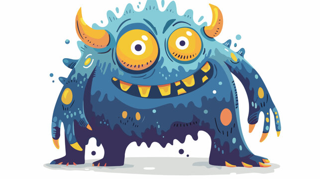 Monster clipart  alien illustration funny monster kid