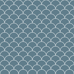 Grey fish scales pattern. fish scales pattern. fish scales seamless pattern. Decorative elements, clothing, paper wrapping, bathroom tiles, wall tiles, backdrop, background. © hchedgehog