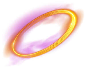 Gold Gradient Led Ring