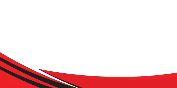abstract black red curved banner background illustration vektor.