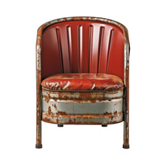 Fototapeta premium Antique armchair on White Background