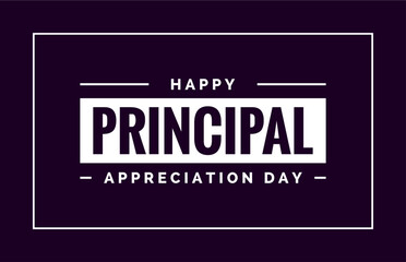 principal appreciation day holiday Concept