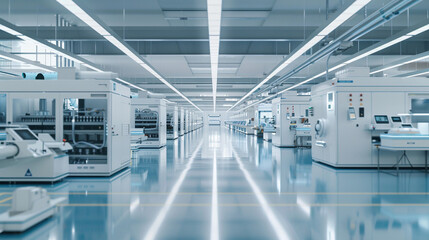 Obraz premium Futuristic Sustainable Technology