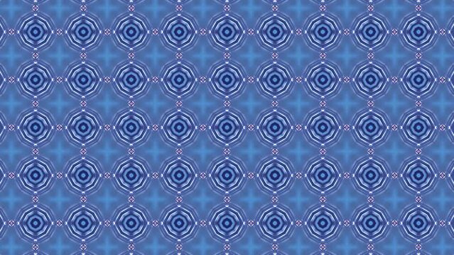 seamless loop pattern with blue flowers videotron display and streaming background